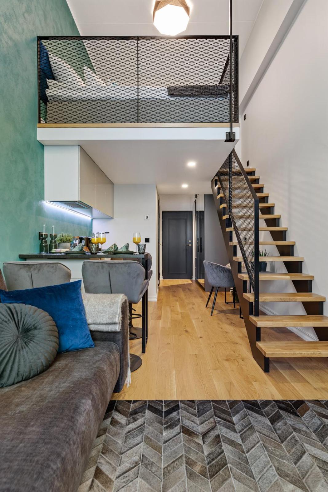 Ferienwohnung Tempus Te Premium Duo Lofts Tartu - Private Cinema, Gym And Terrace Exterior foto